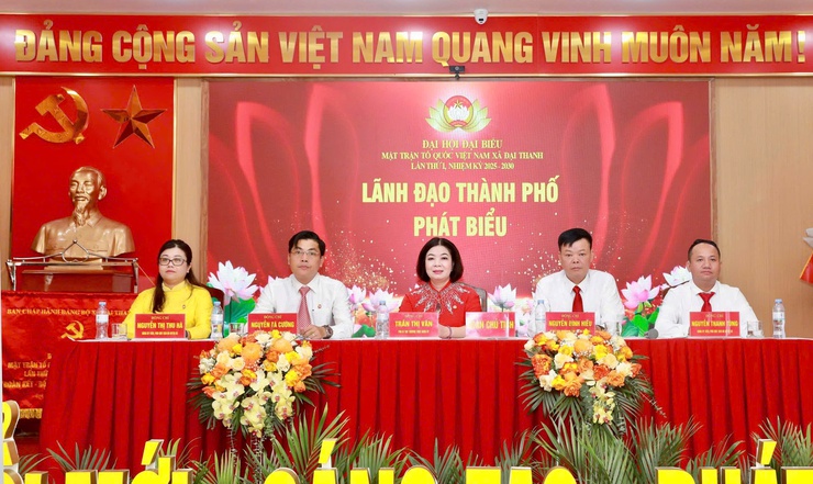 Đại hội đại biểu Uỷ ban Mặt trận tổ quốc Việt Nam xã Đại Thanh: Khơi dậy tinh thần yêu nước, sáng tạo, góp phần xây dựng xã Đại Thanh giàu đẹp, văn minh- Ảnh 3.