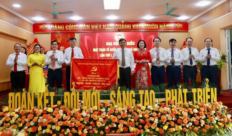 Đại hội đại biểu Uỷ ban Mặt trận tổ quốc Việt Nam xã Đại Thanh: Khơi dậy tinh thần yêu nước, sáng tạo, góp phần xây dựng xã Đại Thanh giàu đẹp, văn minh- Ảnh 2.