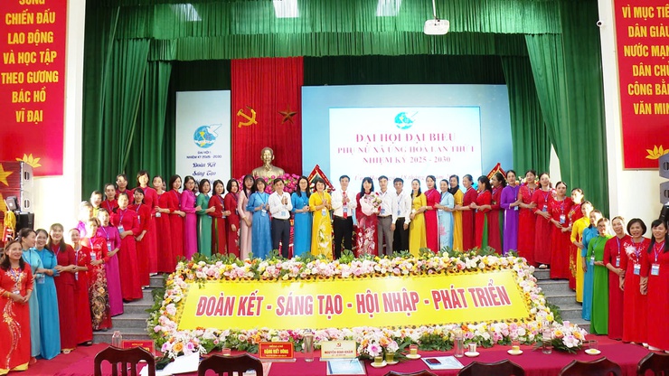 Đại hội đại biểu Hội LHPN xã Ứng Hoà: dấu mốc phát triển mới của phong trào phụ nữ và công tác hội xã Ứng Hòa trong giai đoạn mới.- Ảnh 2.