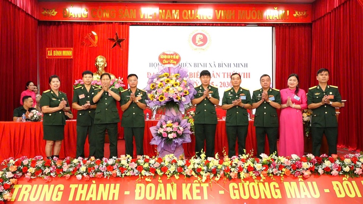 Đại hội đại biểu Hội Cựu chiến binh xã Bình Minh lần thứ VIII- Ảnh 5.