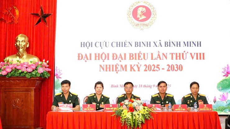 Đại hội đại biểu Hội Cựu chiến binh xã Bình Minh lần thứ VIII- Ảnh 10.