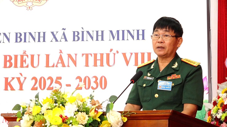 Đại hội đại biểu Hội Cựu chiến binh xã Bình Minh lần thứ VIII- Ảnh 8.