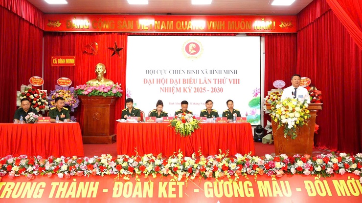Đại hội đại biểu Hội Cựu chiến binh xã Bình Minh lần thứ VIII- Ảnh 9.