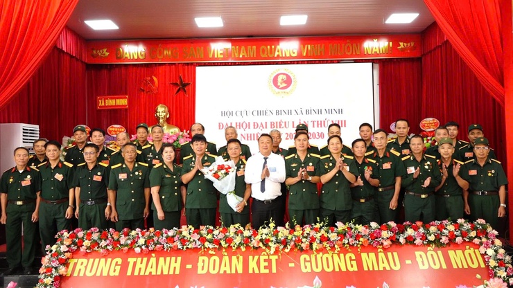 Đại hội đại biểu Hội Cựu chiến binh xã Bình Minh lần thứ VIII- Ảnh 11.