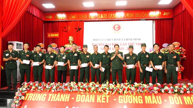 Đại hội đại biểu Hội Cựu chiến binh xã Bình Minh lần thứ VIII- Ảnh 12.