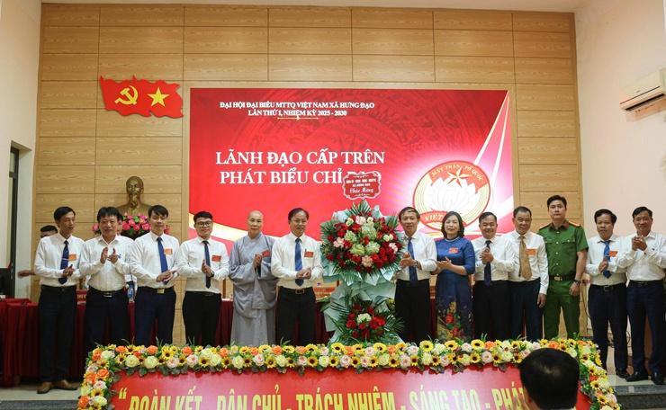ĐẠI HỘI ĐẠI BIỂU MTTQ VIỆT NAM XÃ HƯNG ĐẠO LẦN THỨ I, NHIỆM KỲ 2025–2030: PHÁT HUY SỨC MẠNH ĐẠI ĐOÀN KẾT TOÀN DÂN- Ảnh 3.
