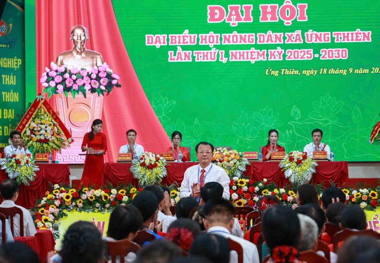 NÔNG DÂN SỐ, NÔNG NGHIỆP SẠCH, MÔI TRƯỜNG XANH THIẾT THỰC GẮN BÓ VỚI NÔNG DÂN XÃ ỨNG THIÊN- Ảnh 2.