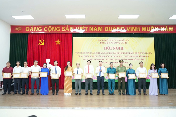 PHƯỜNG LÁNG TỔNG KẾT CÔNG TÁC CHỈ ĐẠO ĐẠI HỘI ĐẢNG BỘ PHƯỜNG LẦN THỨ I- Ảnh 3.