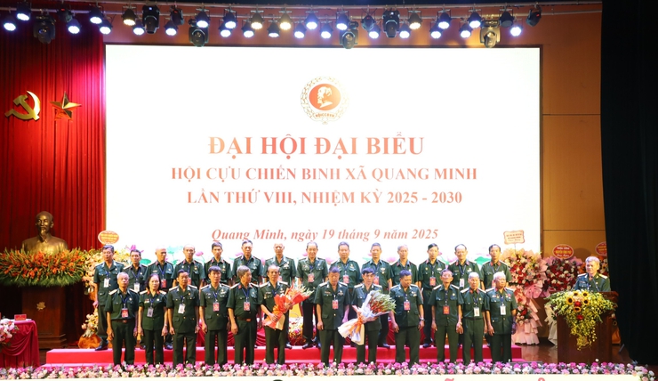 Đại hội đại biểu Hội Cựu chiến binh xã Quang Minh lần thứ VIII: Phát huy truyền thống “Bộ đội Cụ Hồ”, đoàn kết, đổi mới, xây dựng Hội vững mạnh toàn diện- Ảnh 11.