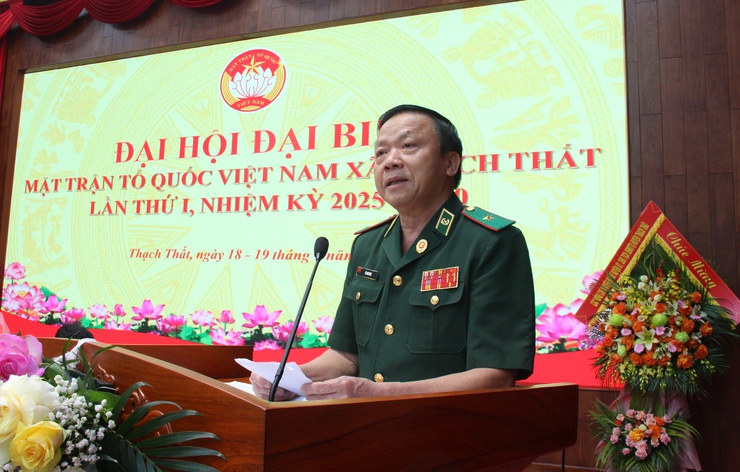 MTTQ xã Thạch Thất tổ chức thành công Đại hội đại biểu lần thứ I nhiệm kỳ 2025-2030- Ảnh 6.