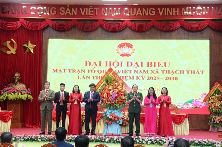 MTTQ xã Thạch Thất tổ chức thành công Đại hội đại biểu lần thứ I nhiệm kỳ 2025-2030- Ảnh 2.
