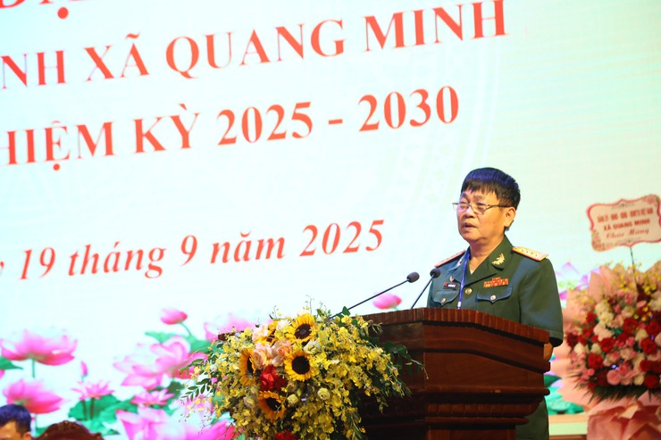 Đại hội đại biểu Hội Cựu chiến binh xã Quang Minh lần thứ VIII: Phát huy truyền thống “Bộ đội Cụ Hồ”, đoàn kết, đổi mới, xây dựng Hội vững mạnh toàn diện- Ảnh 8.