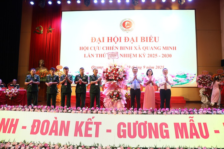 Đại hội đại biểu Hội Cựu chiến binh xã Quang Minh lần thứ VIII: Phát huy truyền thống “Bộ đội Cụ Hồ”, đoàn kết, đổi mới, xây dựng Hội vững mạnh toàn diện- Ảnh 5.