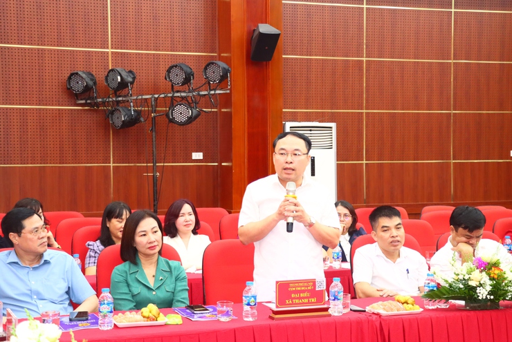 Cụm thi đua số 7 - thành phố Hà Nội tổ chức Hội nghị thông qua kế hoạch, quy chế hoạt động và ký cam kết giao ước thi đua.- Ảnh 6.