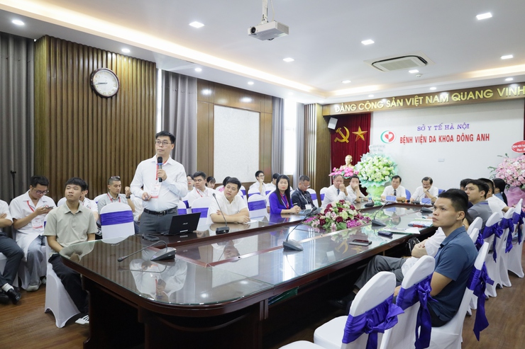 Hội nghị khoa học Bệnh viện đa khoa Đông Anh năm 2025 - nhiều đề tài nghiên cứu ứng dụng thực tiễn- Ảnh 4.