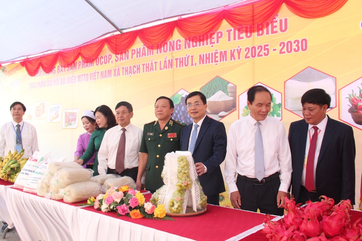 MTTQ xã Thạch Thất tổ chức thành công Đại hội đại biểu lần thứ I nhiệm kỳ 2025-2030- Ảnh 5.