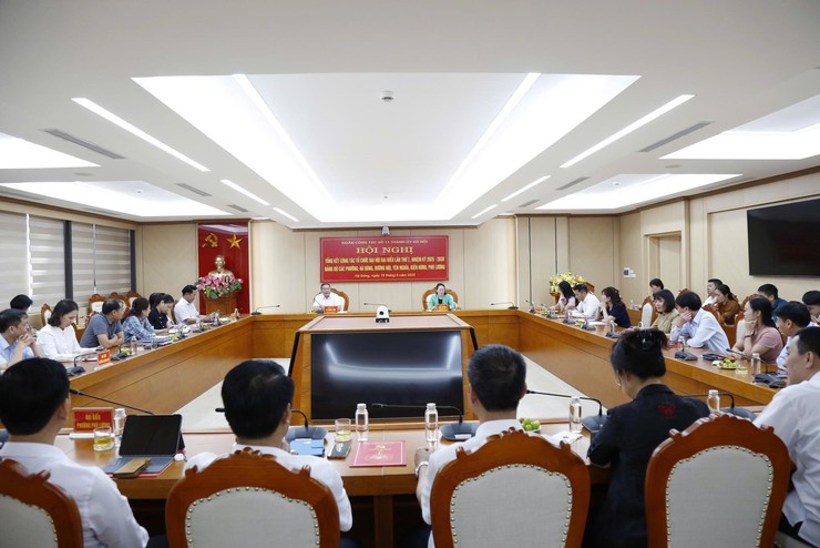 Tổng kết công tác tổ chức Đại hội Đảng bộ 5 phường khu vực Hà Đông- Ảnh 2.