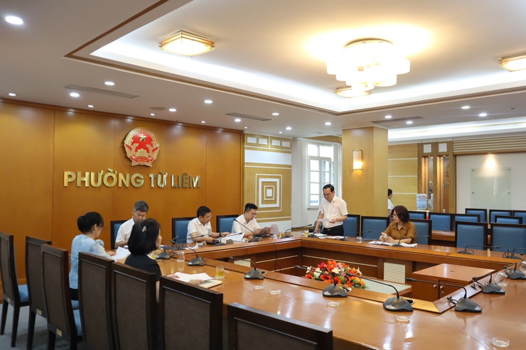 UBND phường Từ Liêm họp thống nhất nội dung các khối đề xuất- Ảnh 2.
