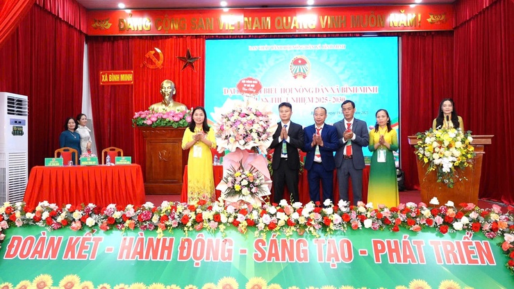 Đại hội hội nông dân xã Bình Minh hướng tới nông nghiệp sạch, nông dân số, môi trường xanh- Ảnh 3.