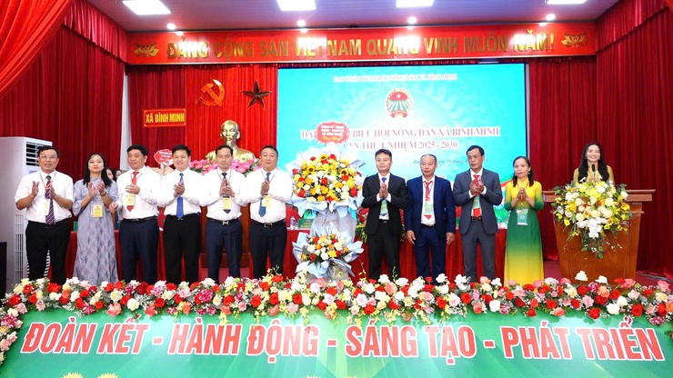 Đại hội hội nông dân xã Bình Minh hướng tới nông nghiệp sạch, nông dân số, môi trường xanh- Ảnh 4.
