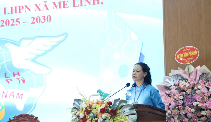 Phụ nữ Mê Linh: "Đoàn kết - Dân chủ - Đổi mới - Đột phá - Phát triển" góp phần xây dựng tổ chức Hội vững mạnh- Ảnh 2.