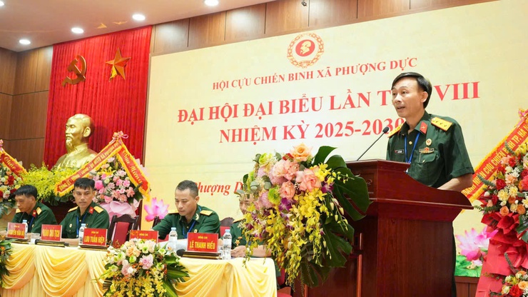 Đại hội Hội Cựu chiến binh xã Phượng Dực lần thứ VIII, nhiệm kỳ 2025-2030- Ảnh 2.