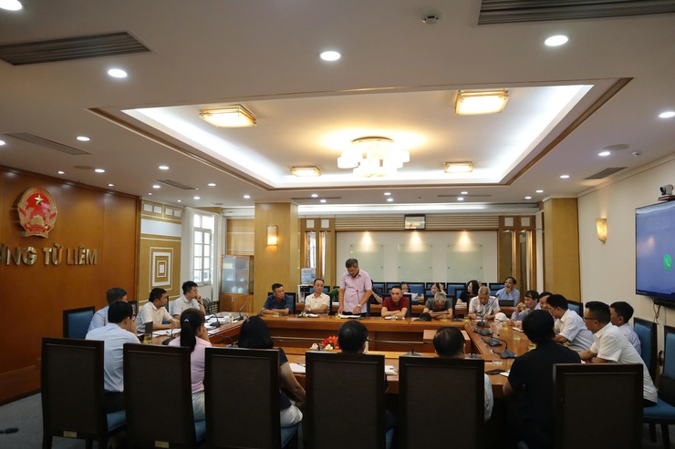 Lãnh đạo UBND phường Từ Liêm làm việc với các Tổ dân phố thuộc phường Mễ Trì, Phú Đô (cũ)

- Ảnh 5.