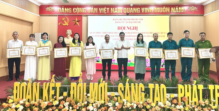 Hội nghị Tổng kết công tác tổ chức Đại hội đại biểu Đảng bộ xã Đại Thanh lần thứ I nhiệm kỳ 2025-2030- Ảnh 5.