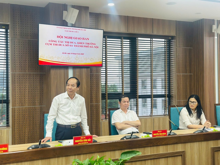 Cụm Thi đua số 03 Hà Nội tổ chức Hội nghị giao ban công tác thi đua, khen thưởng năm 2025- Ảnh 2.