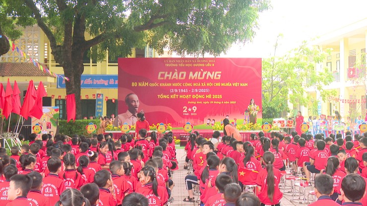 Trường tiểu học Dương Liễu B tổ chức chương trình Chào mừng 80 năm Quốc Khánh nước cộng hoà xã hội Chủ nghĩa Việt Nam và tổng kết hoạt động hè năm 2025- Ảnh 1.