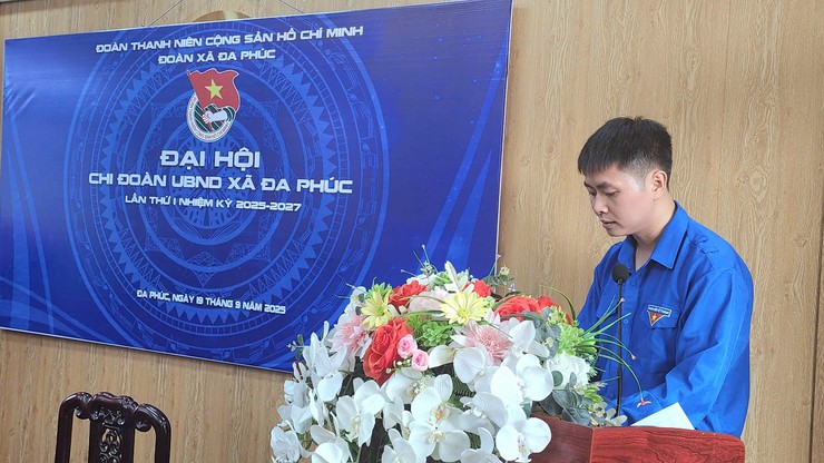 Đại hội Chi đoàn UBND xã Đa Phúc lần thứ nhất thành công tốt đẹp- Ảnh 6.