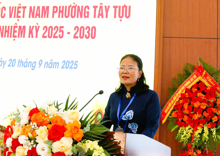 Đại hội đại biểu MTTQ Việt Nam phường Tây Tựu lần thứ I, nhiệm kỳ 2025-2030 thành công tốt đẹp- Ảnh 2.