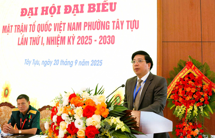 Đại hội đại biểu MTTQ Việt Nam phường Tây Tựu lần thứ I, nhiệm kỳ 2025-2030 thành công tốt đẹp- Ảnh 3.