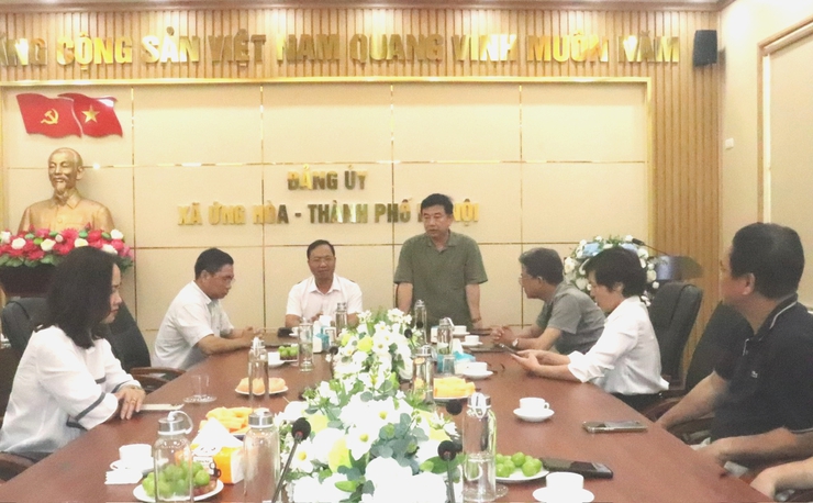 BÁO HÀ NỘI MỚI VỀ NGUỒN TẠI XÃ ỨNG HOÀ: KHƠI DẬY TRUYỀN THỐNG, BỒI ĐẮP ĐỘNG LỰC PHÁT TRIỂN NÔNG THÔN MỚI.- Ảnh 6.
