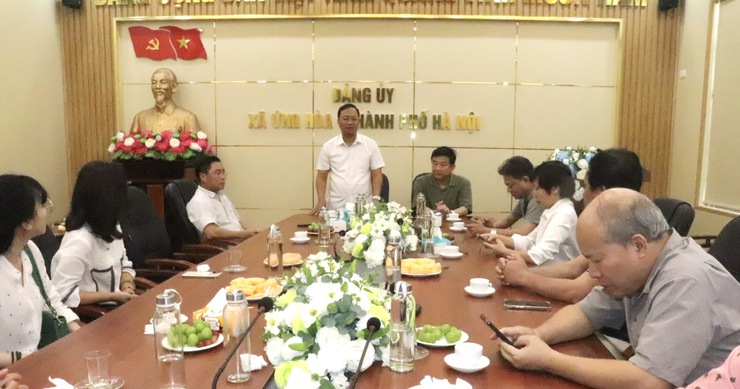 BÁO HÀ NỘI MỚI VỀ NGUỒN TẠI XÃ ỨNG HOÀ: KHƠI DẬY TRUYỀN THỐNG, BỒI ĐẮP ĐỘNG LỰC PHÁT TRIỂN NÔNG THÔN MỚI.- Ảnh 7.