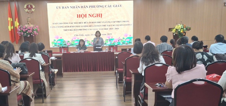 BÁO CÁO CÔNG TÁC TỔ CHỨC BỮA ĂN BÁN TRÚ VÀ ĐẢM BẢO CHẤT LƯỢNG SUẤT ĂN TẠI CÁC CƠ SỞ GIÁO DỤC TRÊN ĐỊA BÀN PHƯỜNG CẦU GIẤY- Ảnh 1.