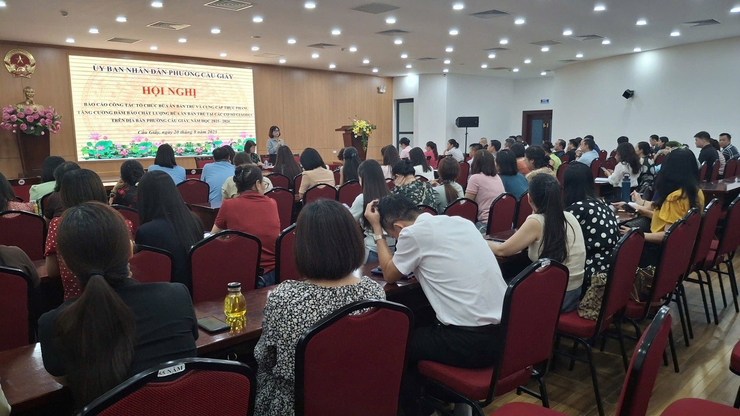 BÁO CÁO CÔNG TÁC TỔ CHỨC BỮA ĂN BÁN TRÚ VÀ ĐẢM BẢO CHẤT LƯỢNG SUẤT ĂN TẠI CÁC CƠ SỞ GIÁO DỤC TRÊN ĐỊA BÀN PHƯỜNG CẦU GIẤY- Ảnh 5.