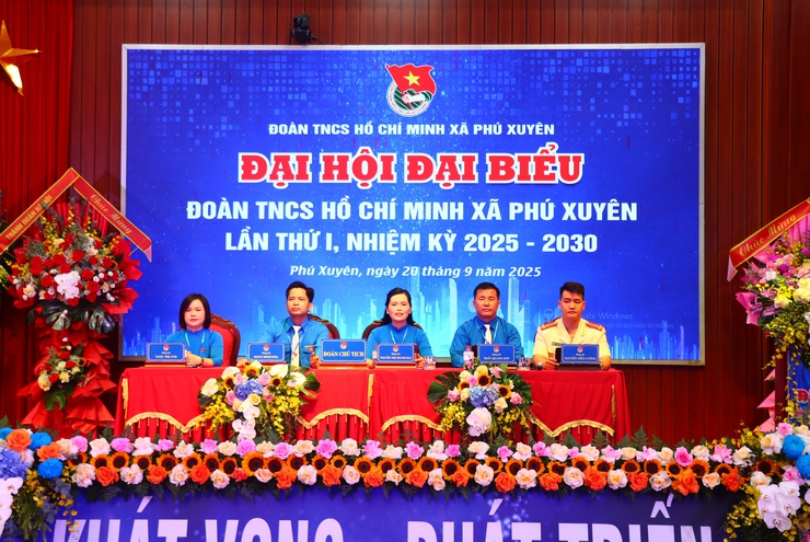 Đoàn TNCS HCM xã Phú Xuyên lần thứ I, nhiệm kỳ 2025 - 2030 Đoàn kết - Tiên phong - Khát vọng - Phát triển- Ảnh 6.