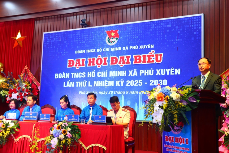 Đoàn TNCS HCM xã Phú Xuyên lần thứ I, nhiệm kỳ 2025 - 2030 Đoàn kết - Tiên phong - Khát vọng - Phát triển- Ảnh 5.