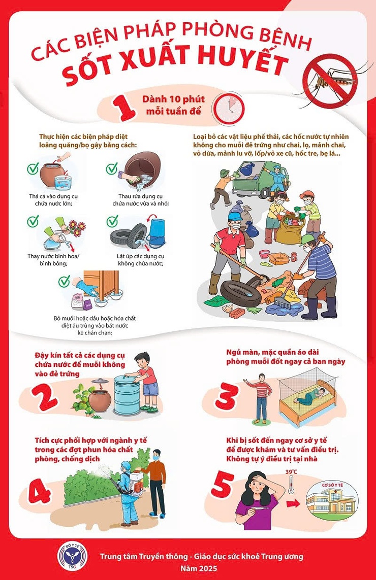 Các biện pháp phòng bệnh sốt xuất huyết- Ảnh 1.