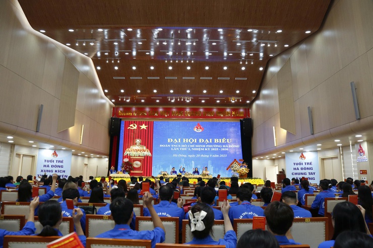Đại hội đại biểu Đoàn TNCS Hồ Chí Minh phường Hà Đông lần thứ I, nhiệm kỳ 2025 - 2030- Ảnh 11.