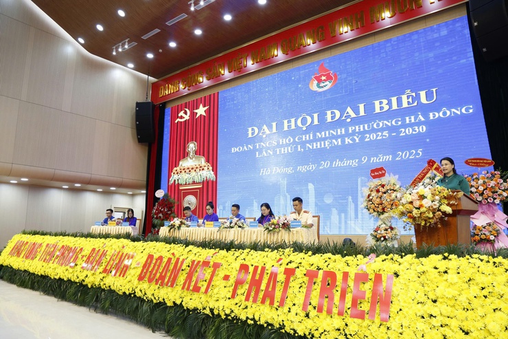 Đại hội đại biểu Đoàn TNCS Hồ Chí Minh phường Hà Đông lần thứ I, nhiệm kỳ 2025 - 2030- Ảnh 3.