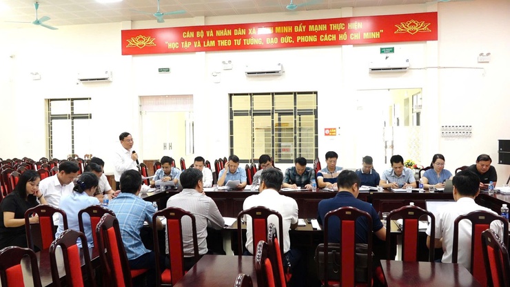 Xã Bình Minh kiên quyết xử lý vi phạm đất đai- Ảnh 1.