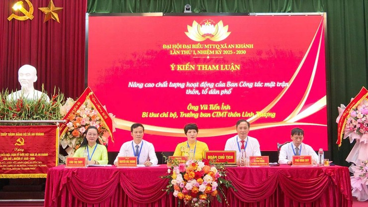 Đại hội đại biểu Ủy ban MTTQ Việt Nam xã An Khánh lần thứ I, nhiệm kỳ 2025-2030- Ảnh 7.