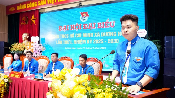 Đại hội Đại biểu Đoàn TNCS Hồ Chí Minh xã Dương Hoà lần thứ I nhiệm kỳ 2025-2030- Ảnh 8.