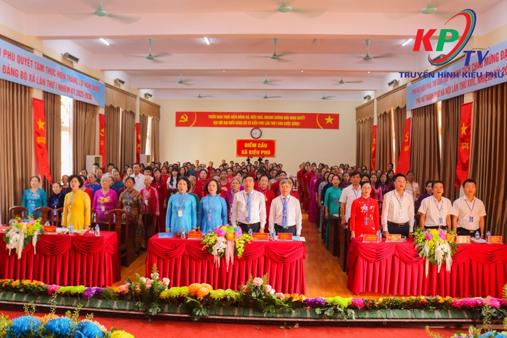 Hội LHPN xã Kiều Phú tổ chức thành công Đại hội đại biểu lần thứ I, nhiệm kỳ 2025- 2030.- Ảnh 1.