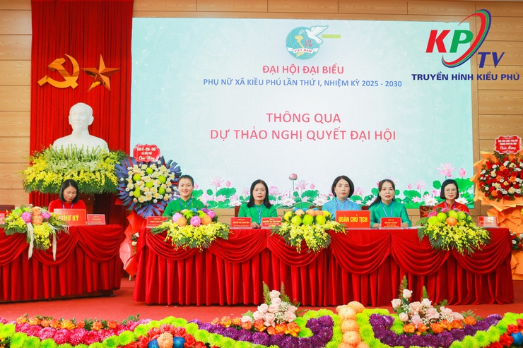 Hội LHPN xã Kiều Phú tổ chức thành công Đại hội đại biểu lần thứ I, nhiệm kỳ 2025- 2030.- Ảnh 5.