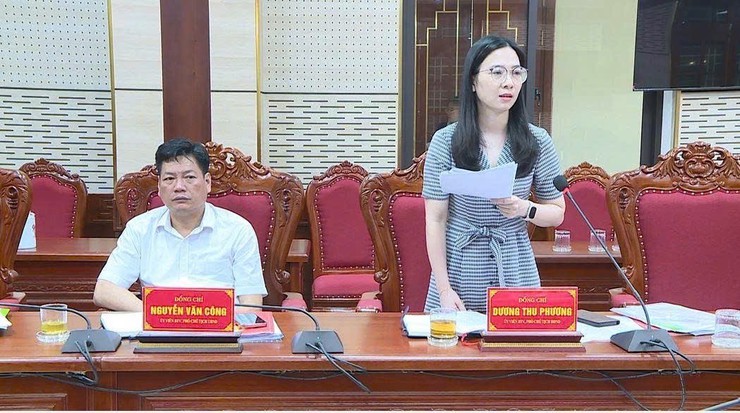 Đồng chí Bí thư Đảng uỷ xã Nguyễn Doãn Hoàn làm việc với Mặt trận Tổ quốc và các tổ chức chính trị - xã hội về công tác chuẩn bị Đại hội- Ảnh 6.