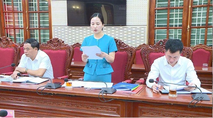 Đồng chí Bí thư Đảng uỷ xã Nguyễn Doãn Hoàn làm việc với Mặt trận Tổ quốc và các tổ chức chính trị - xã hội về công tác chuẩn bị Đại hội- Ảnh 7.