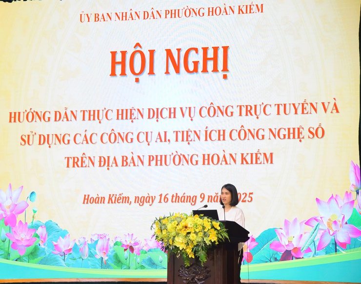 Hội nghị hướng dẫn thực hiện dịch vụ công trực tuyến và sử dụng các công cụ AI, tiện ích công nghệ số- Ảnh 5.